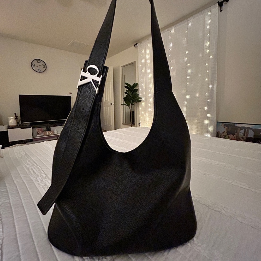 CK Archive Hardware Buckle Shoulder Bag